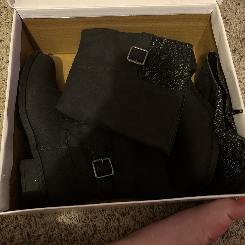 Wide calf boots